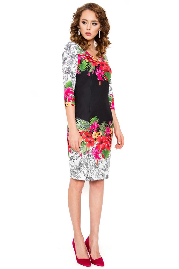Rochie casual R 197 model floral
