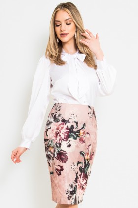 Fusta casual F 1451 roz