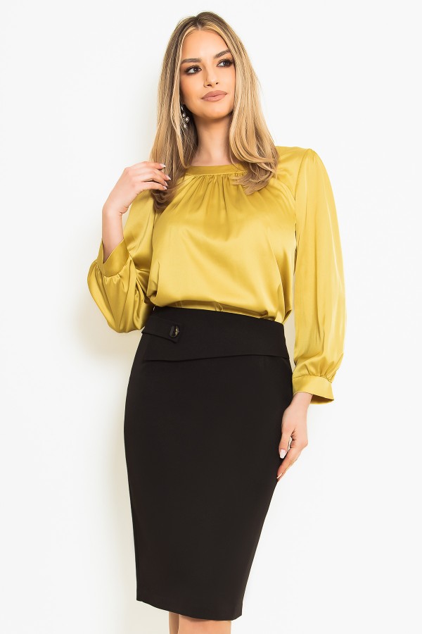 Casual blouse B 188 yellow