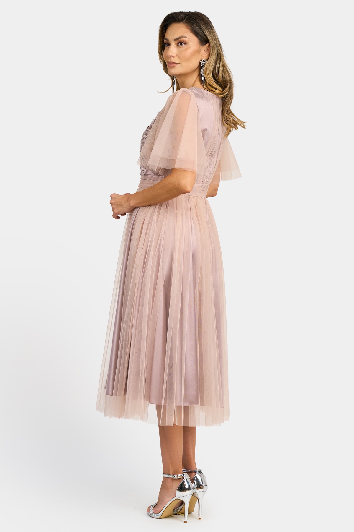 Elegant tulle dress R 890 beige - Viada