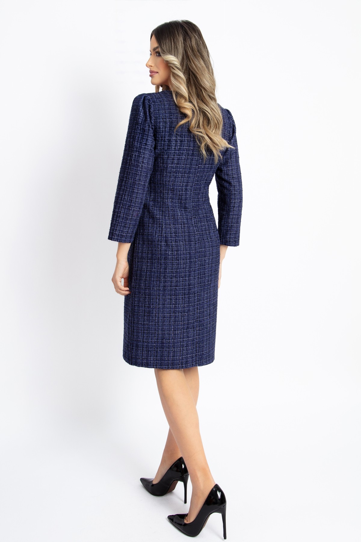Day dress R 969 navy - Viada