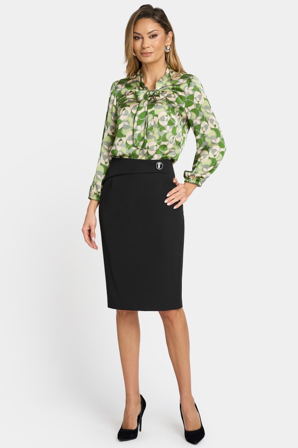 Fusta casual F 545 negru