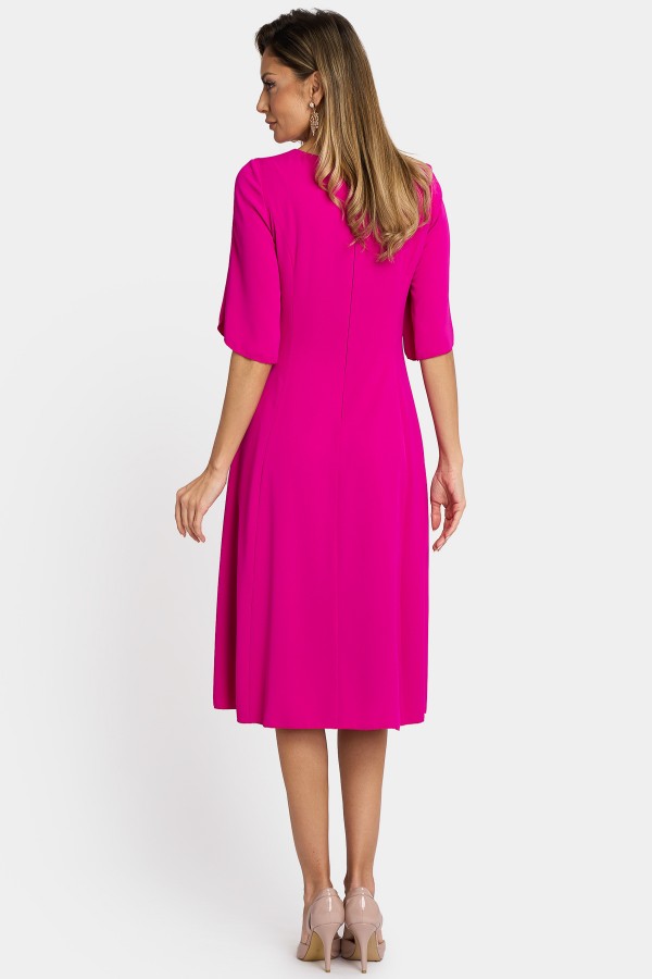 Rochie eleganta R 027 ciclam