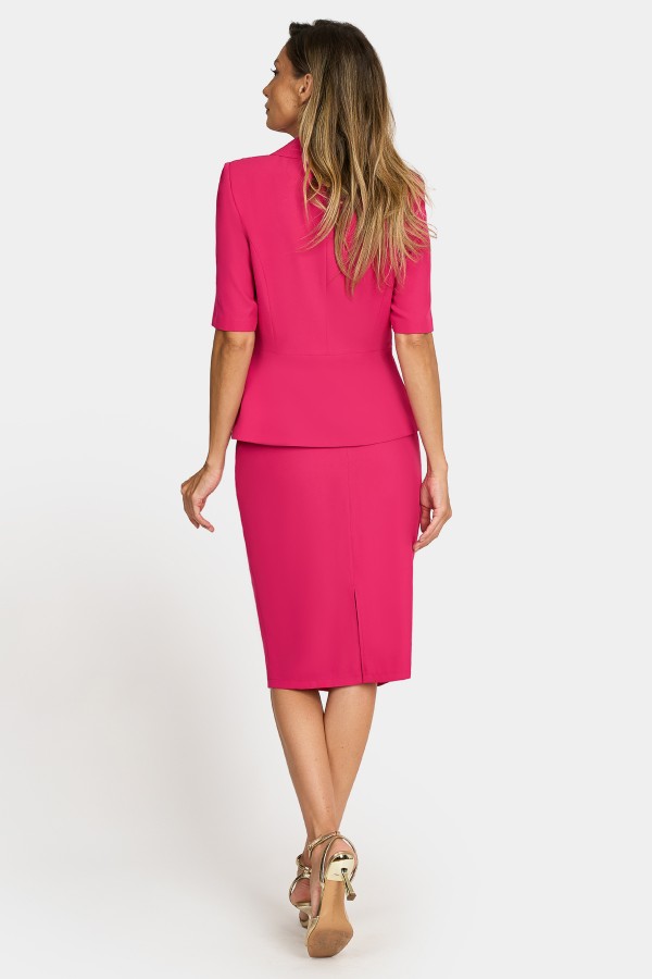 Suit with jacket and skirt 1516 cyclamens