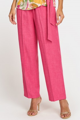 Casual trousers P 192 pink