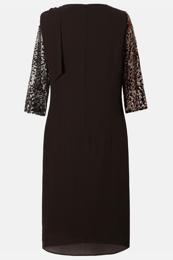 Elegant veil dress R 046 black