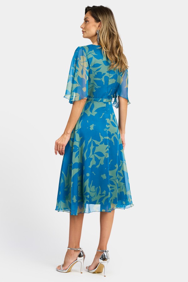 Elegant veil dress R 053 turquoise