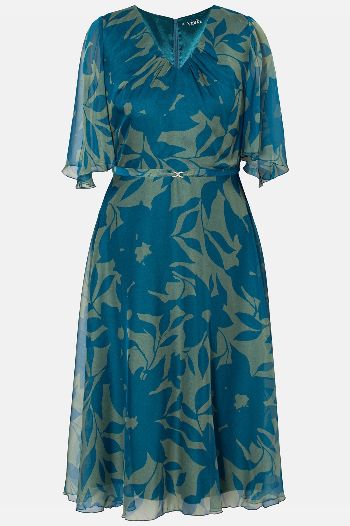 Elegant veil dress R 053 turquoise - Viada