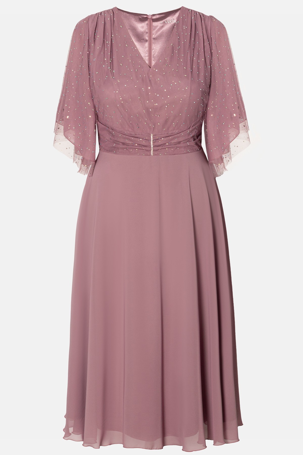 Elegant veil dress R 025 purple - Viada