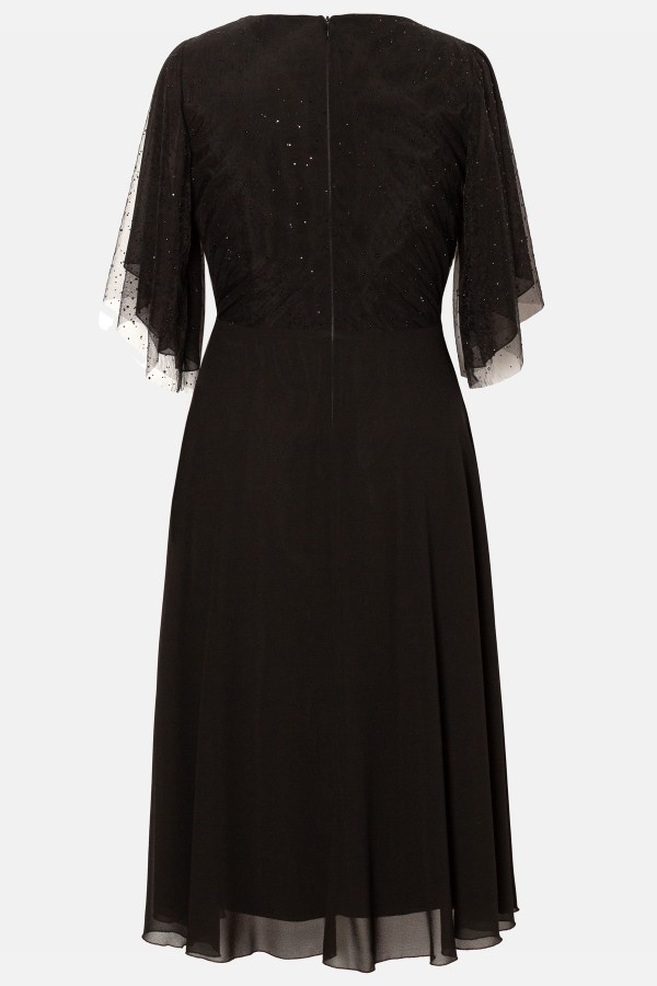 Elegant veil dress R 025 black