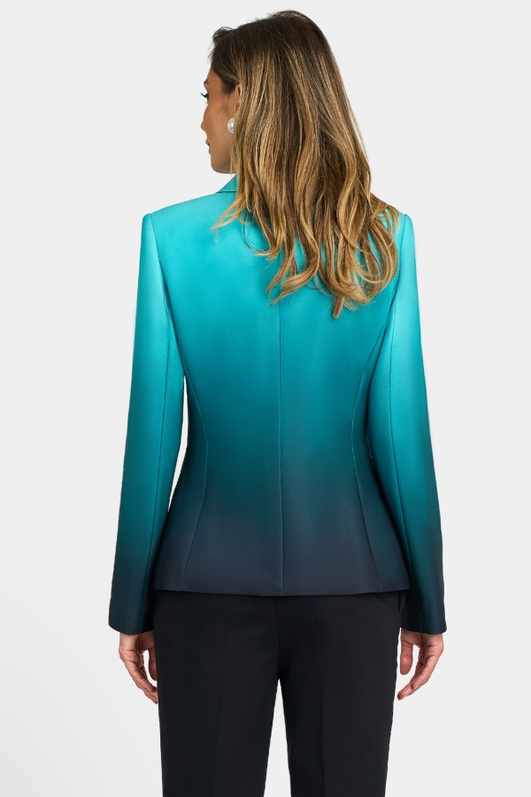 Casual-office jacket S 266 turquoise