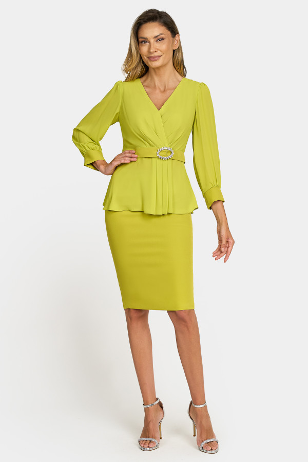 Casual skirt F 5020 yellow