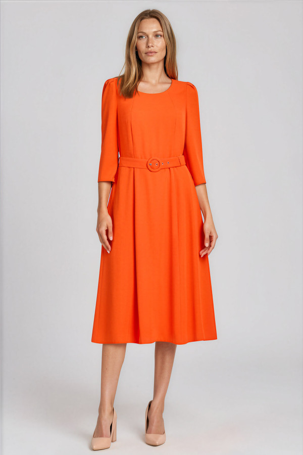 Rochie de zi R 035 portocaliu