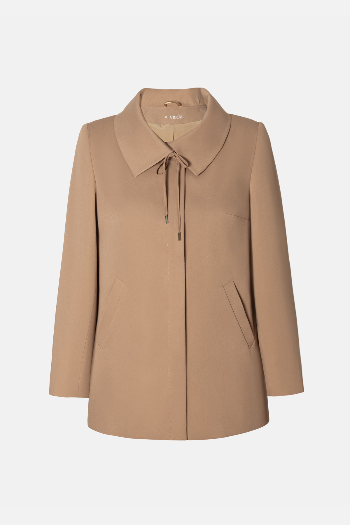 Short coat 7393 beige - Viada
