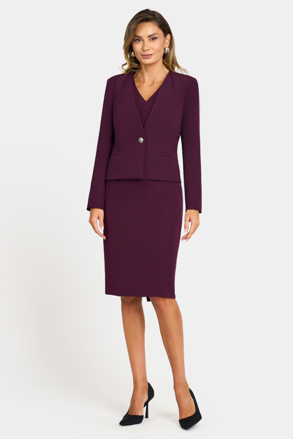 Suit with dress 9476 purple