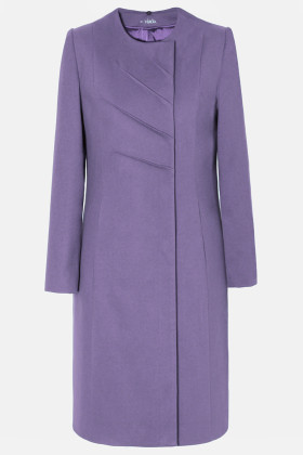 Fabric coat 7345 lilac