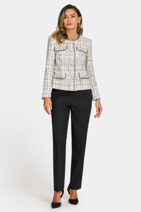 Elegant office jacket S 265 blue