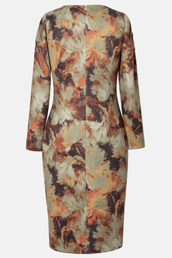 Floral jersey day dress R 150 orange