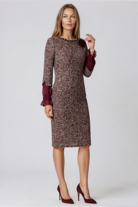 Day dress R 162 garnet