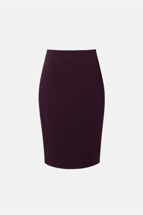 Casual skirt F 552 dark mauve