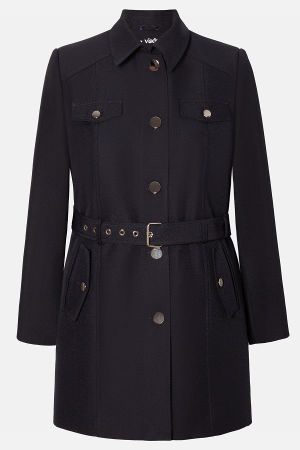 Overcoat 7405 navy-blue