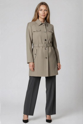 Overcoat 7389 khaki