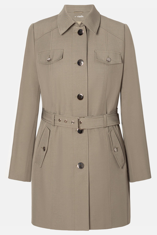 Overcoat 7389 khaki