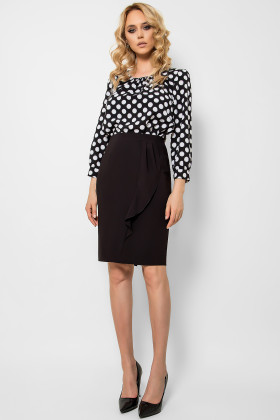Casual-office skirt F 491 black