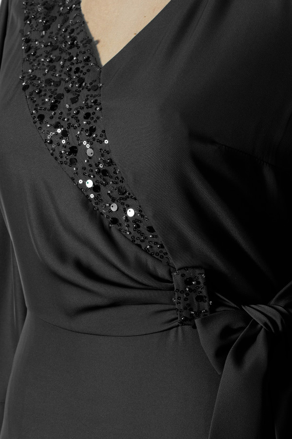 Elegant dress R 808 black