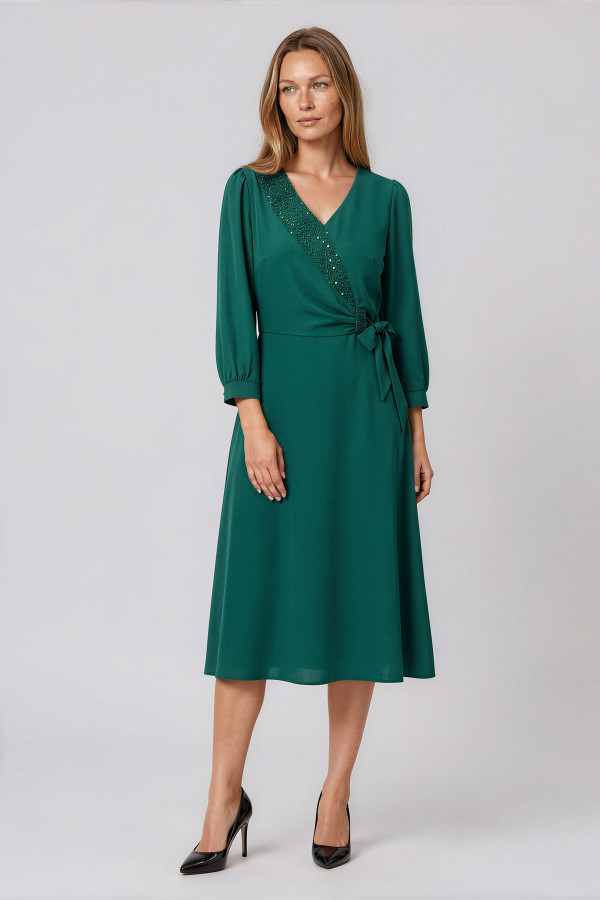 Elegant dress R 808 green