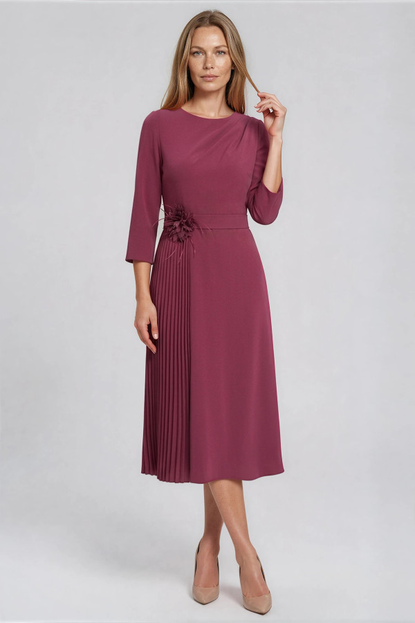 Veil dress R 174 shiraz garnet