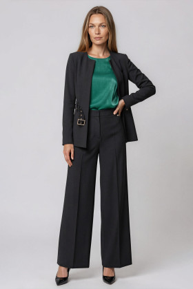 Office-elegant trousers P 201 black