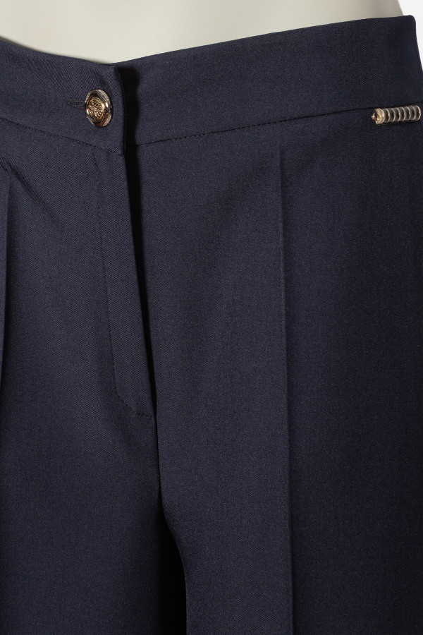 Office-elegant trousers P 201 navy