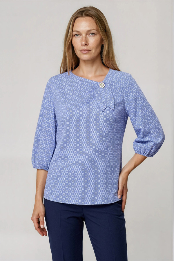 Casual blouse B 198 blue