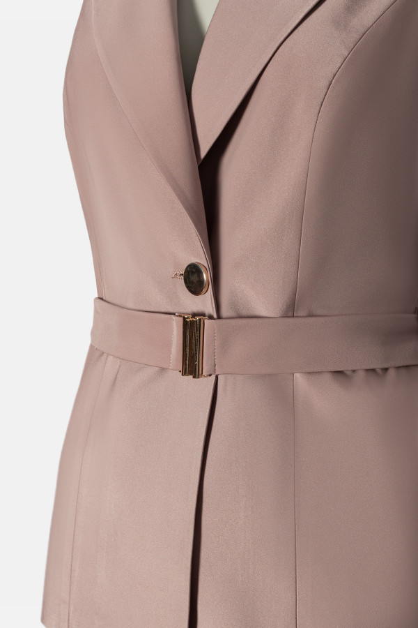 Office suit with vest and trousers 2346 beige