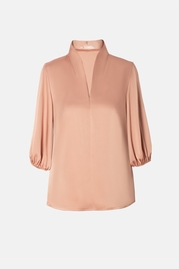 Elegant blouse B 196 fraise