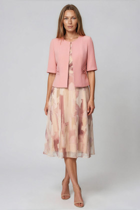 Elegant suit with dress 9482 roz