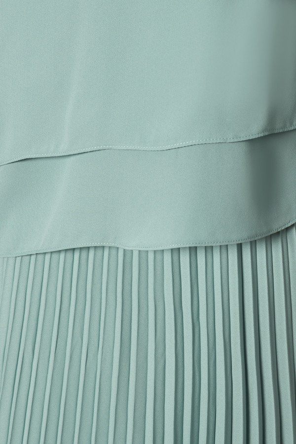Elegant veil dress R 217 turquoise