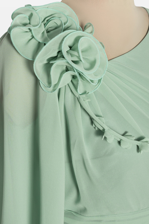 Elegant veil dress R 211 mint green