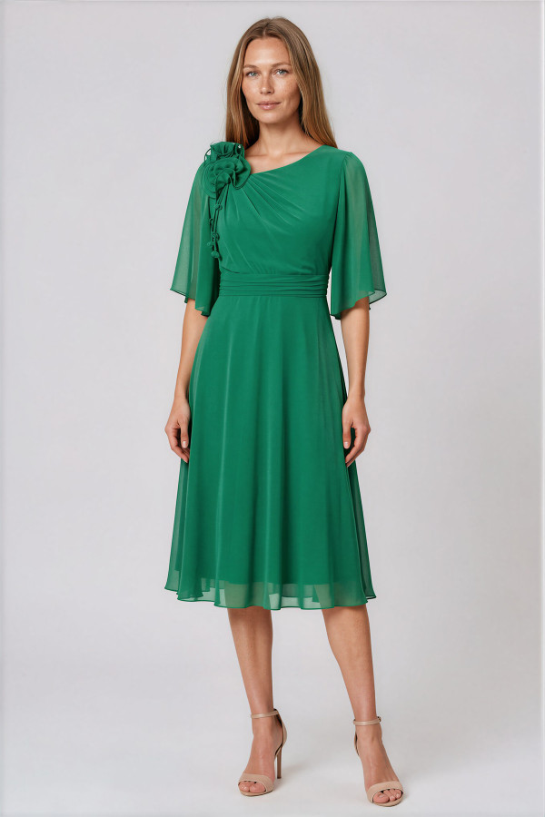 Elegant veil dress R 211 green