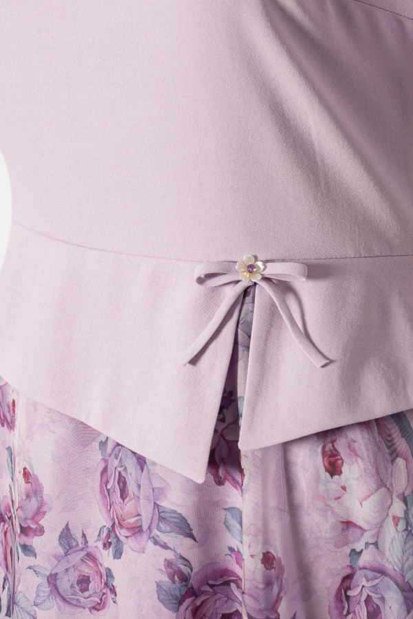 Casual dress with veil R 260 lilac