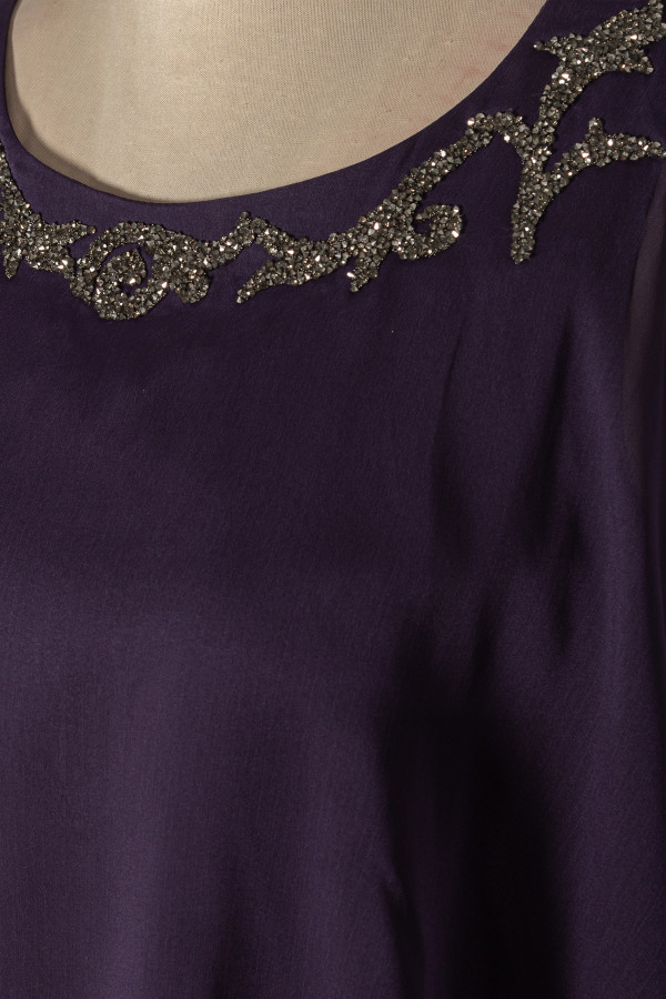 Elegant veil dress R 265 purple