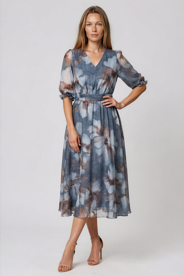 Blue chiffon dress R 250