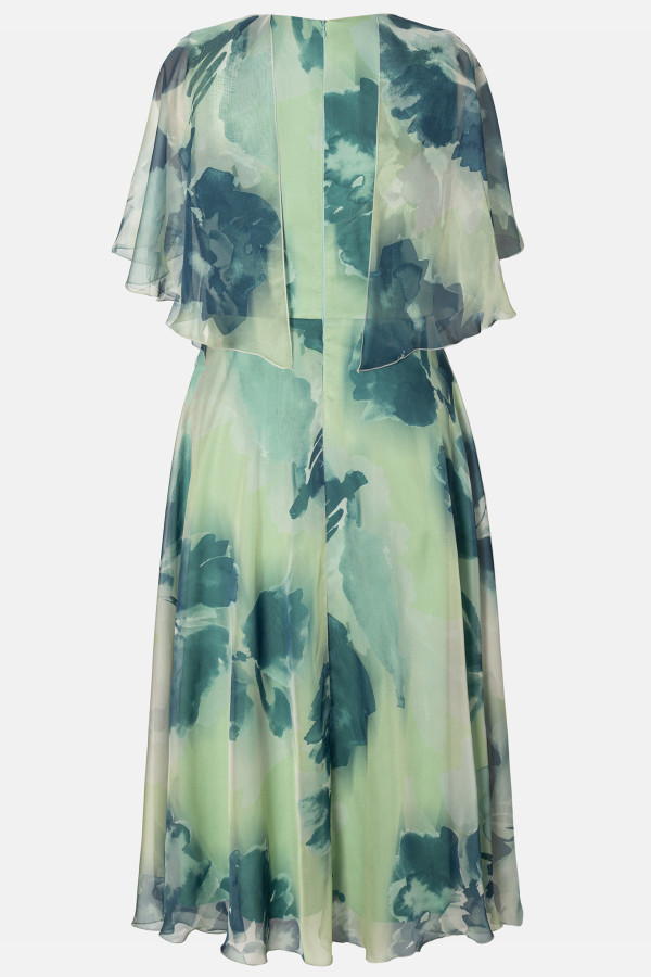 Elegant veil dress R 183 turquoise