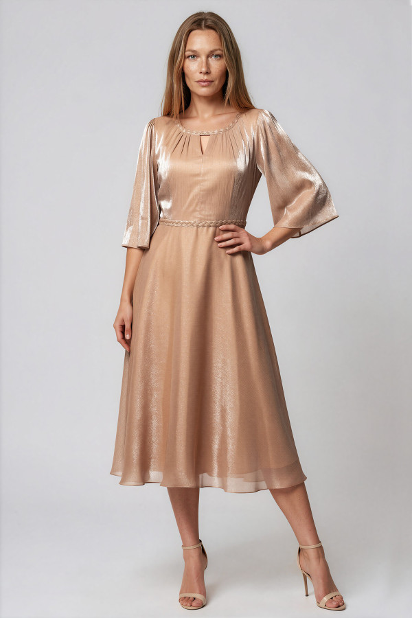 Elegant veil dress R 275 beige