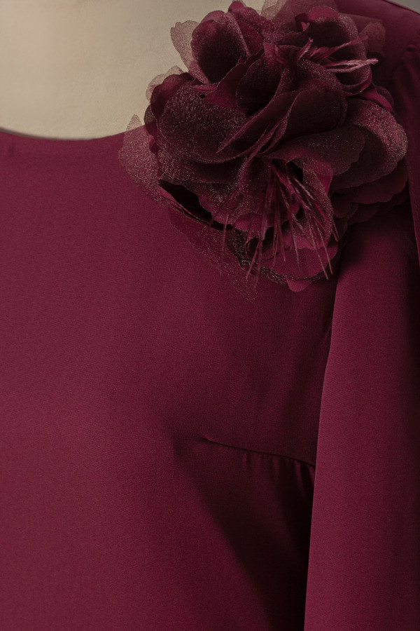 Elegant veil dress R 264 garnet