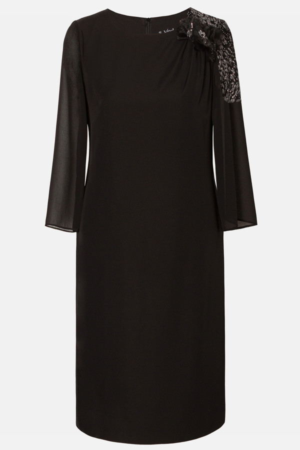 Elegant dress R 098 silver lace