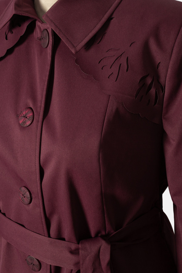 Overcoat 7410 burgundy