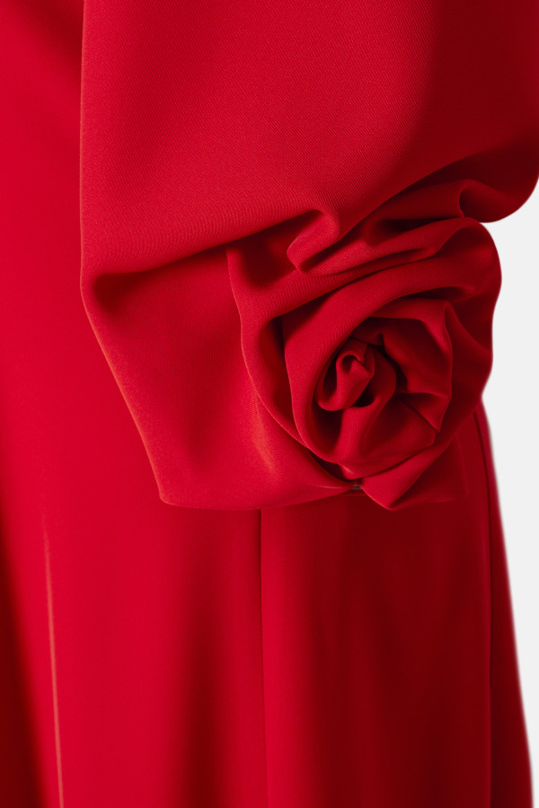 Elegant dress R 283 coral