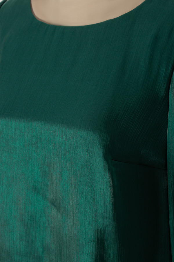 Elegant dark green blouse B 199